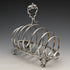 British antique silver plate toast rack 205g